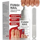 Fungal Nail Treatment Extra Strong,Nail Fungus Treatment for Toenail Toenail Fungus Treatment Nail Repair Growth Treatment for Thick,Discolored,Brittle Nails, Safe and Gentle Includes File(15ML)