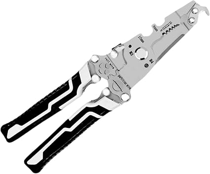 10 in 1 Wire Strippers Foldable Upgraded Multifunctional Folding Pliers Wire Strippers Pliers Tool for Electrical Wire