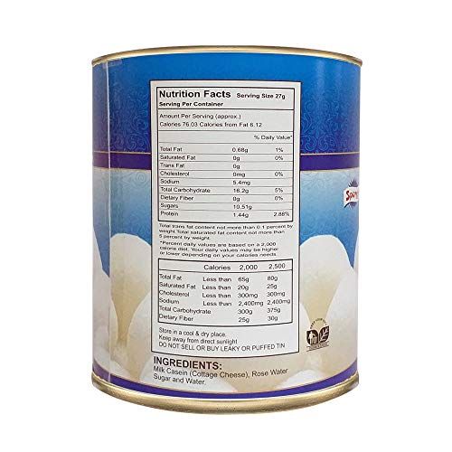 Image of Yuvraj Food Product Rasgulla sweets Soft Spongy diwali Festival mithai 1 kg tin pack