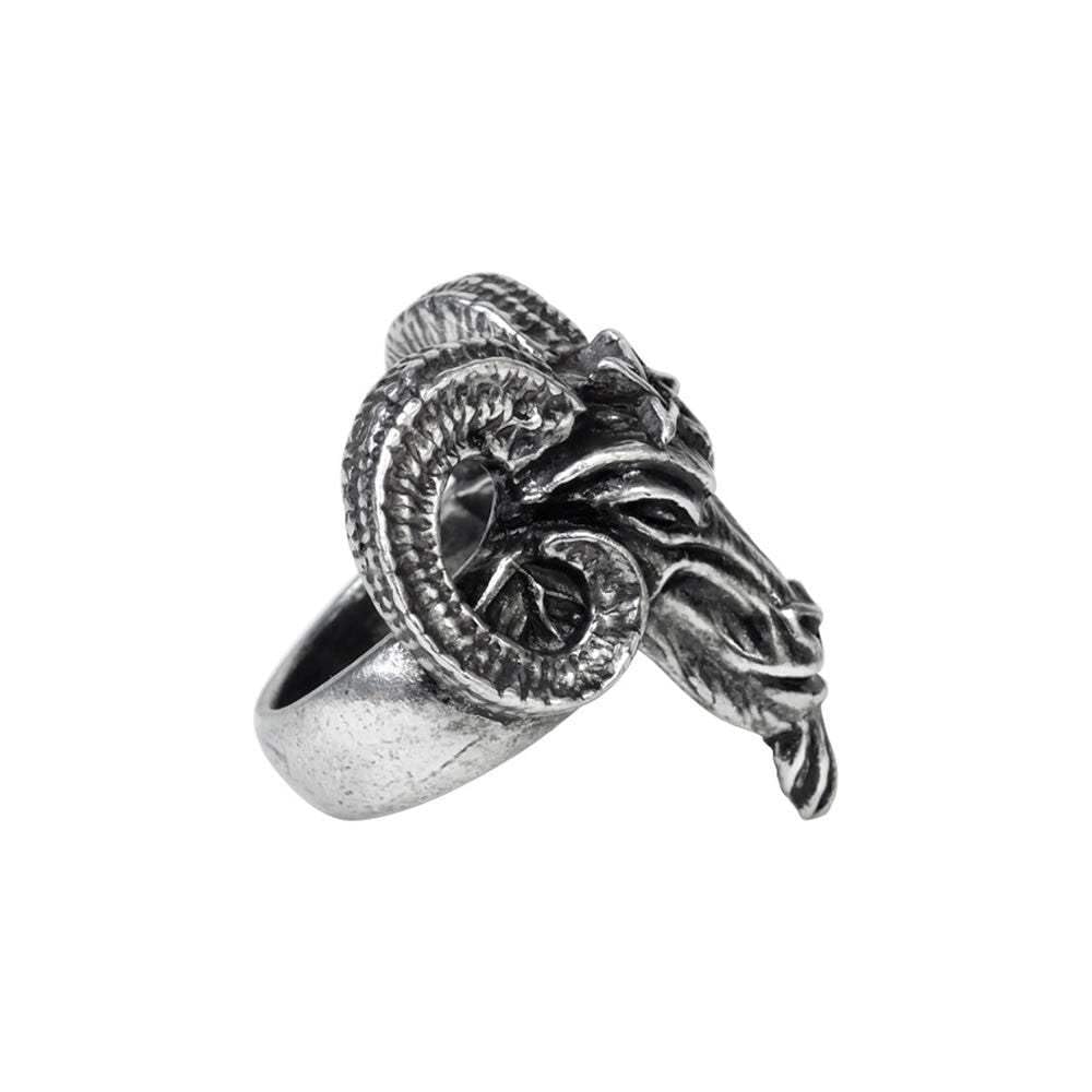 Alchemy Gothic Baphomet Unisex Ring Standard