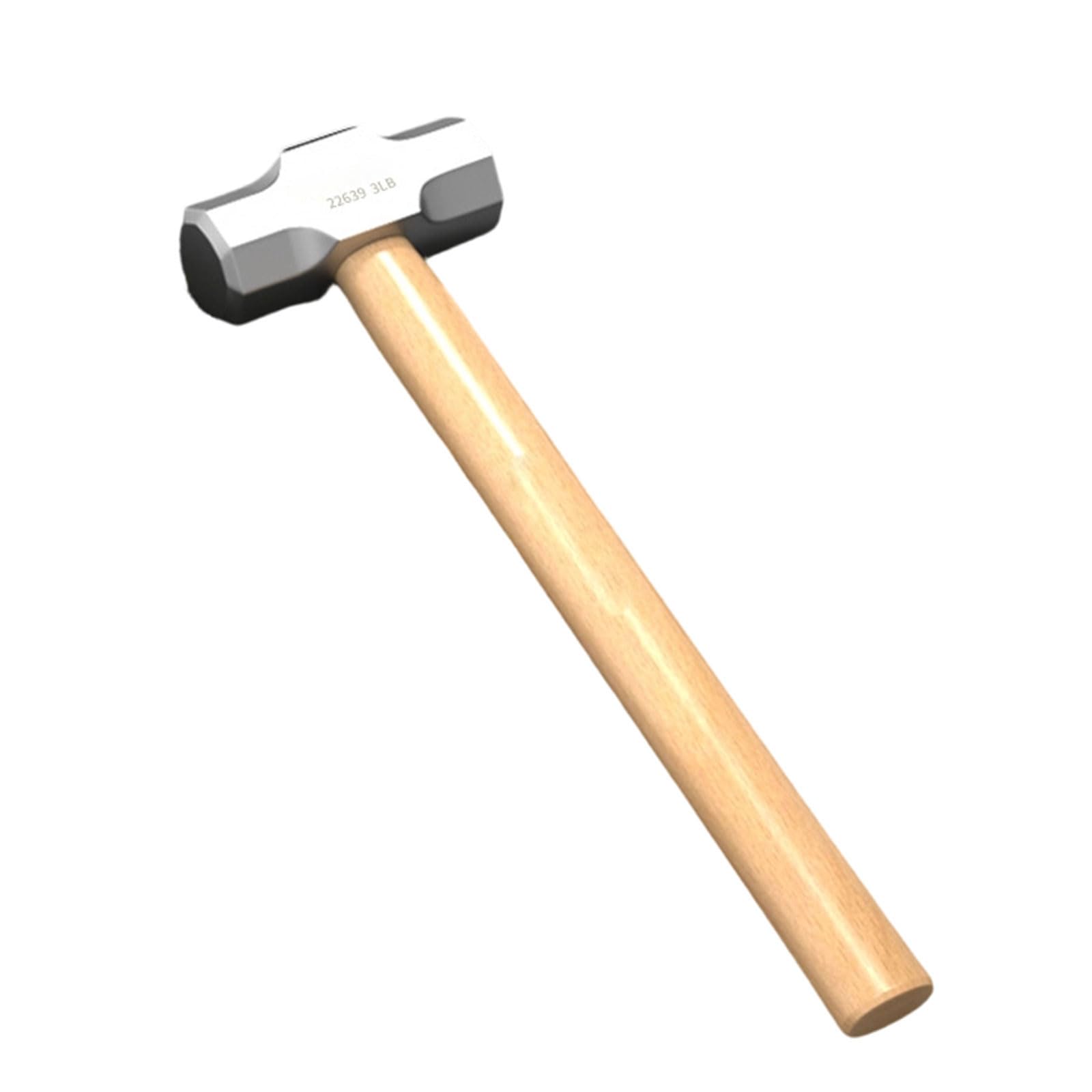 WEILWH Octagonal Masonry Hammer 2LB 3LB 4LB With Ergonomic Wooden Handle For Construction DIYer Enhancing Control And