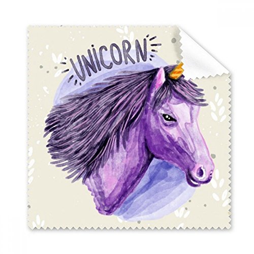 Chiffon licorne violet en microfibre pour écran et lunettes x5