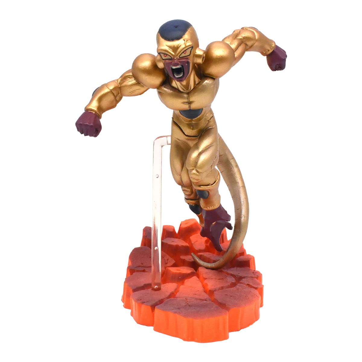 Golden Frieza Action Figure Ball Limit Breaker Frieza Figures Toy Ball Super Anime Gifts Ball Evolve Golden Frieza Star Frieza Figure 14.5cm