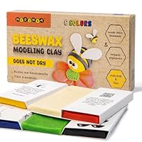 Medenka Knete aus Bienenwachs – 100% natürlich & ungiftig | Kente ab 1 Jahr | Weiche, wiederverwendbare & plastikfreie Spielknete mit angenehmem Duft | Nachhaltige Kinder-Knete