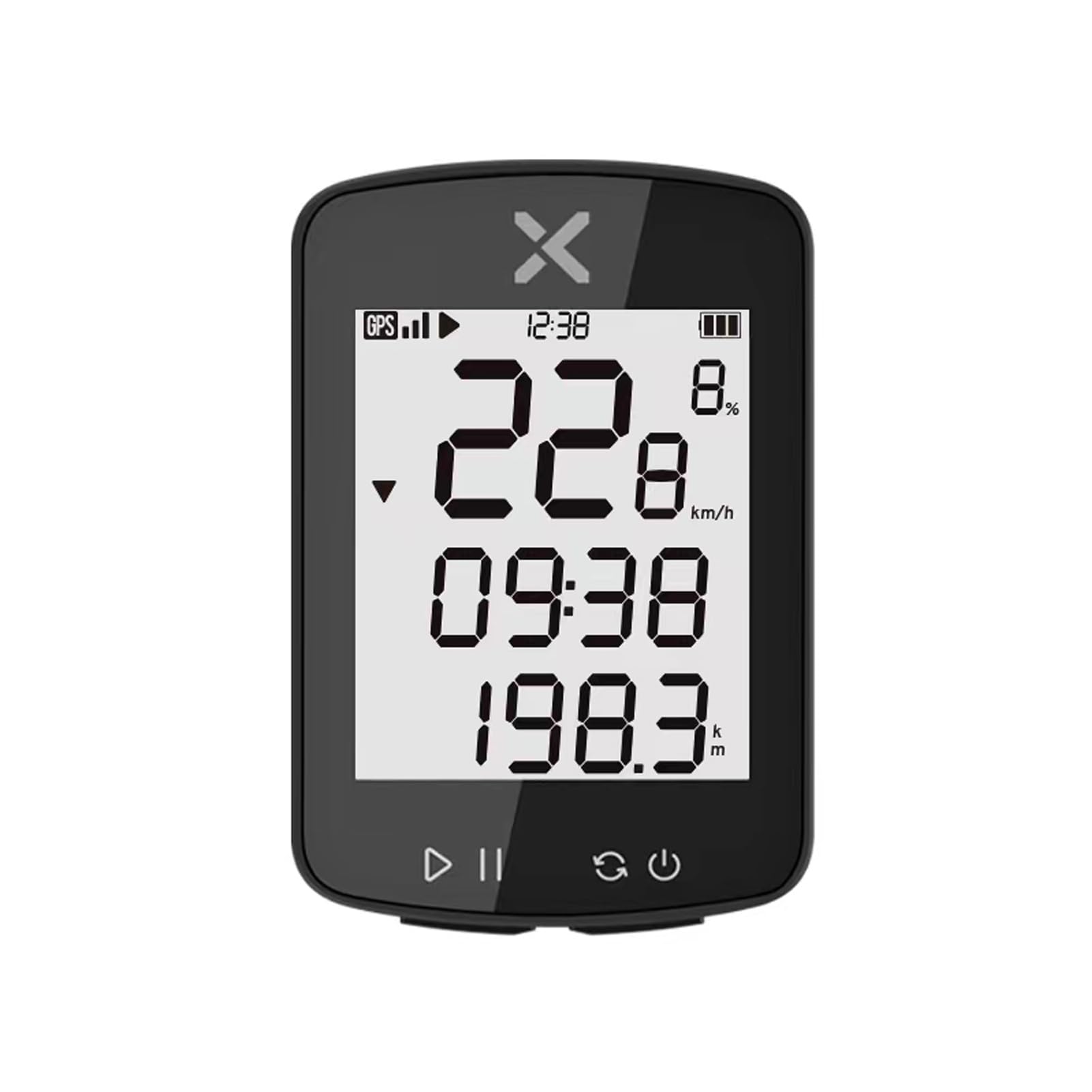 Komputer rowerowy bezprzewodowy prędkościomierz rowerowy GPS z dokładnym pozycjonowaniem rozszerzonej żywotności baterii Wodoodporna konstrukcja dla rowerowych rowerowych