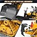 RC Bulldozer Toy for Boys, Remote Control Play Bulldozer Construction Vehicles, 9CH 2.4Ghz Track Type Tractor Dozer with Metal Blade & Light, Truck Toys for Kids 3-12 Year Old Christmas Birthday Gifts