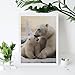 5D Diamond Painting Kits for Adult, Polar Bear Love Diamond Art Kits for Beginners Fun DIY Crafts Round Diamond Art Canvas Home Wall Decor 12