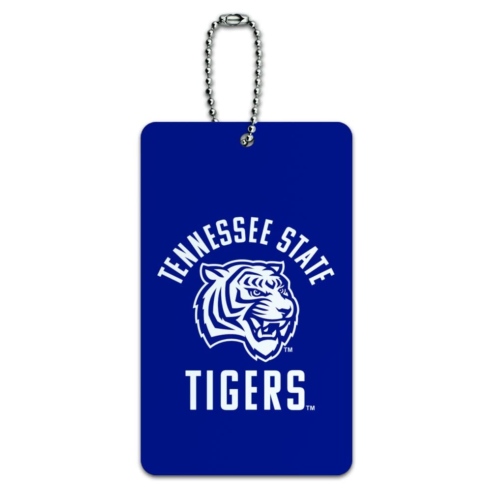Tennessee State University Tigers Logo Luggage Card Suitcase Carry-On ID Tag