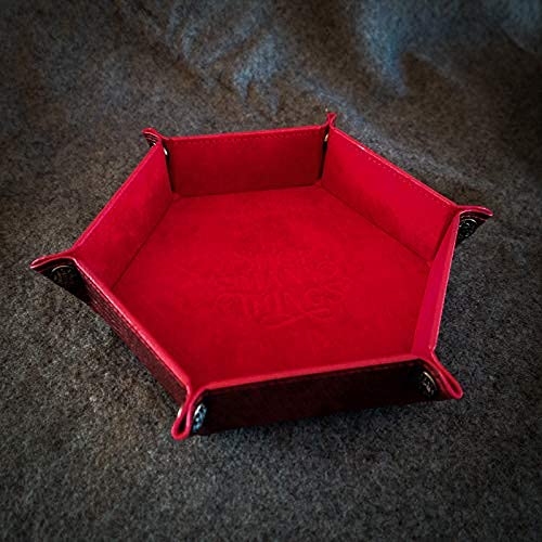 Red Dragon Leather Dice Tray - The Shop Of Many Things #TOP1