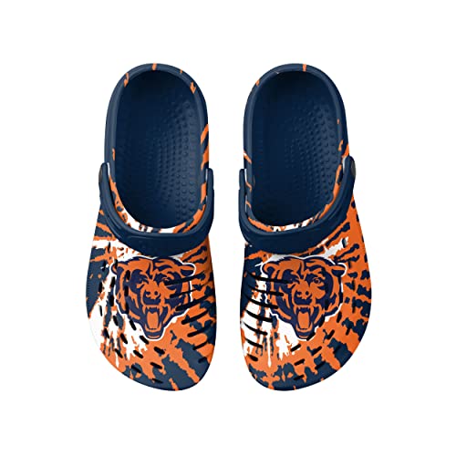 Image of FOCO Mens NFL Team Logo Tie-dye Garden Water Sandals Shoes Slipper Clogs with Strap