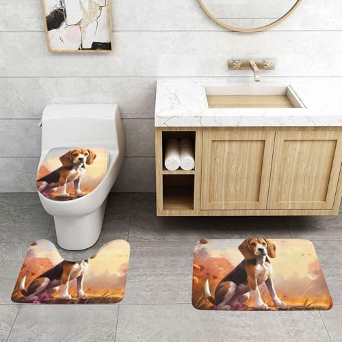 Nerdy Beagle tapis de bain de qualité supérieure à séchage ultra rapide - 4