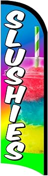 Vista Flags Slushies Premium Windless Polyknit Feather Flag 3 x 11.5 feet