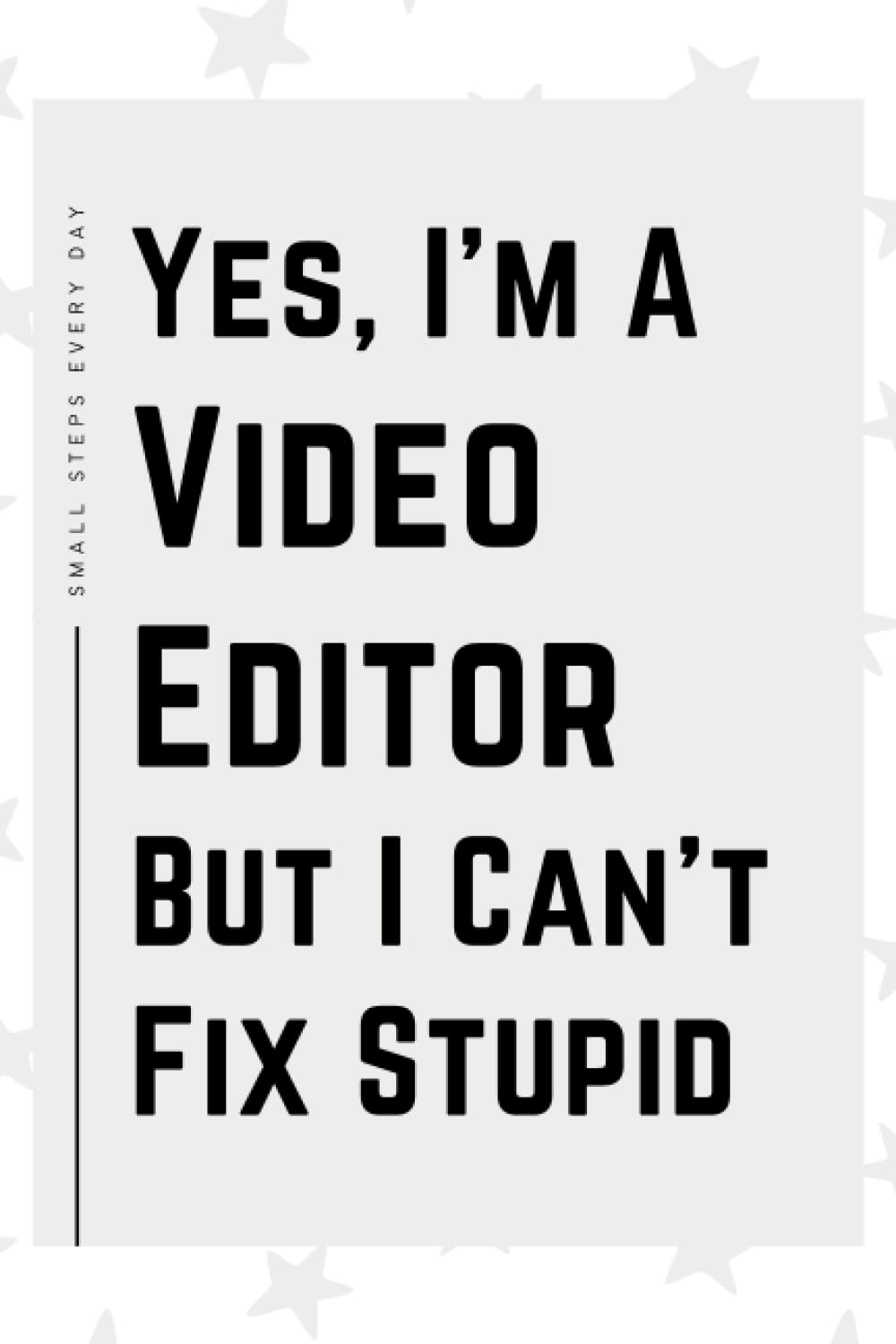 Video Editor Gifts: Blank Lined Journal Notebook, an Appreciation Thank You and Funny Gift for Video Editors