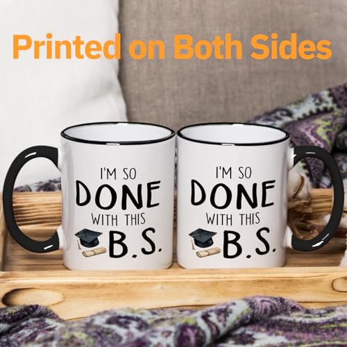 Taza de cerámica para graduación de 11 oz Shqiueos miniatura 6