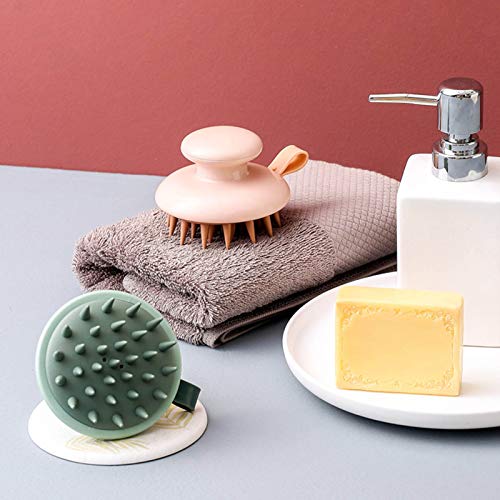 Pente de cabelo, Andoer 1 Pçs. Escova de cabelo Escova de silicone com pá de massagem Escova de cour