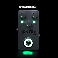 Vista 8 de COOLMUSIC C-DI01 Insane Distortion Pedal de distorsión de bajo para guitarra