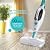 Dcenta Steam Mop Cleaner,12 in 1 Convenient Detachable Handheld Steam Cleaner for Hardwood, Tiles,Carpet with Multifunctional Tools,1500W Handheld Steamer for Kitchen,Garment