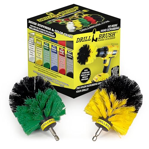 Image of Kitchen Accessories - Pots and Pans Set - Spin Brush Kit - Grout Cleaner - Cleaning Supplies - Bathroom Accessories - Soap Scum, Hard Water Stains, Mineral Deposits, Calcium Build-up, Rust Stains