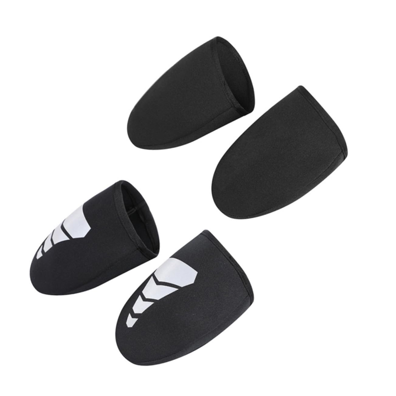 BESPORTBLE Lot de 3 Couvre-Chaussures de Cyclisme Patchs Réfléchissants Design Épais pour Plus de Chaleur Et de Sécurité 2 Paires X 3