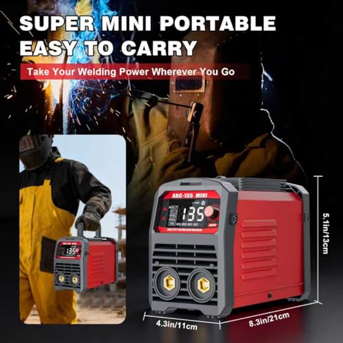 Image of 110V 2-in-1 Stick Welder & Lift TIG,Portable Welding machine | IGBT Inverter, Hot Start,Arc Force,Anti-Stick, VRD Safe, Home DIY,Farm Repair,Farm repair,Auto repair,Beginners,Hobbyists