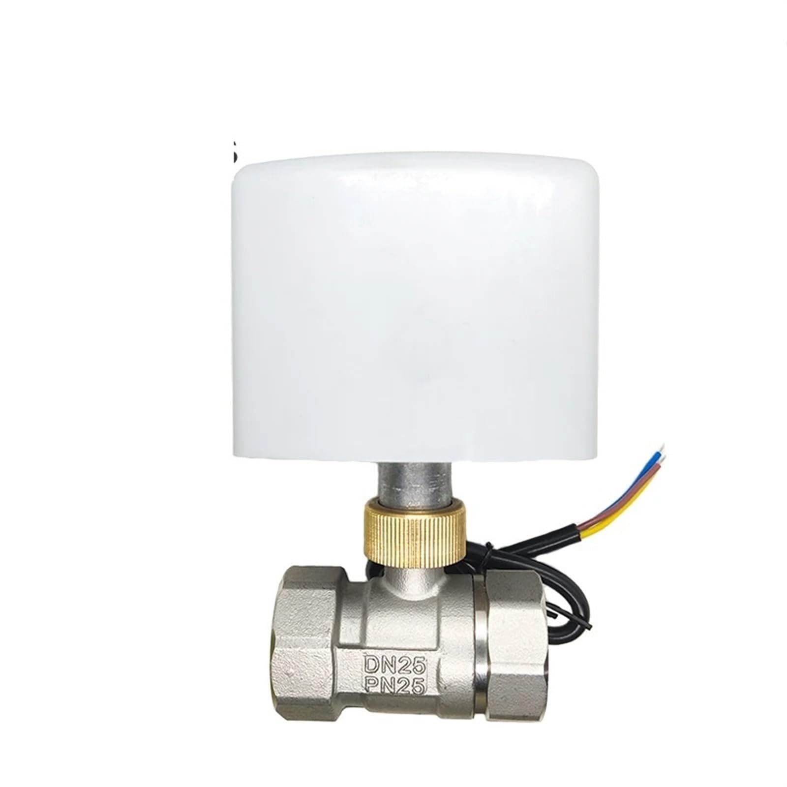 Robinet à boisseau sphérique électrique 3/4 pouce 220VAC vanne motorisée inox 2 voies 3 fils