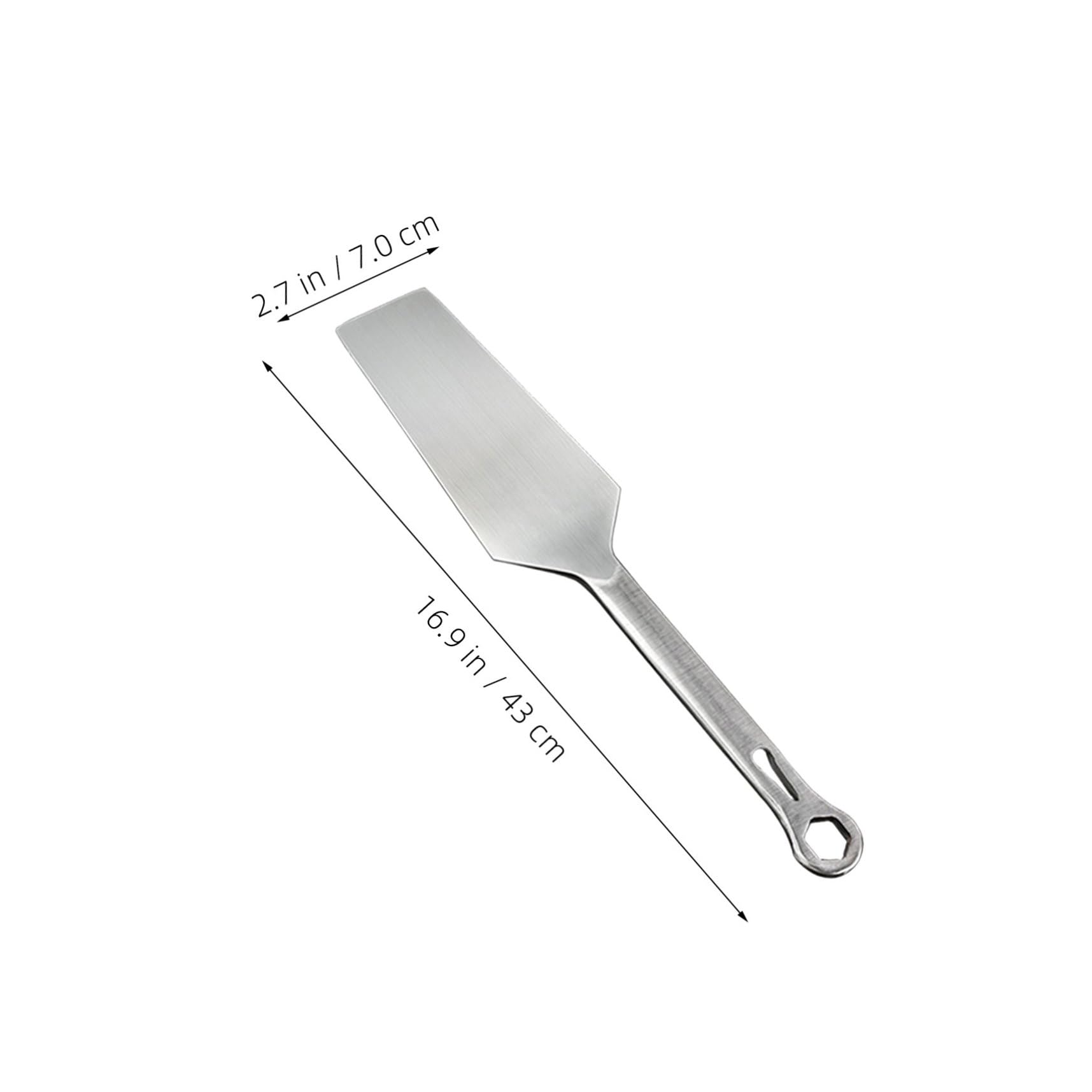 OSALADI Paleta De Albañilería De Acero Inoxidable Llana Para Azulejos Herramienta De Doble Cara Para Mortero Cemento Proyectos Artísticos Interiores y Exteriores