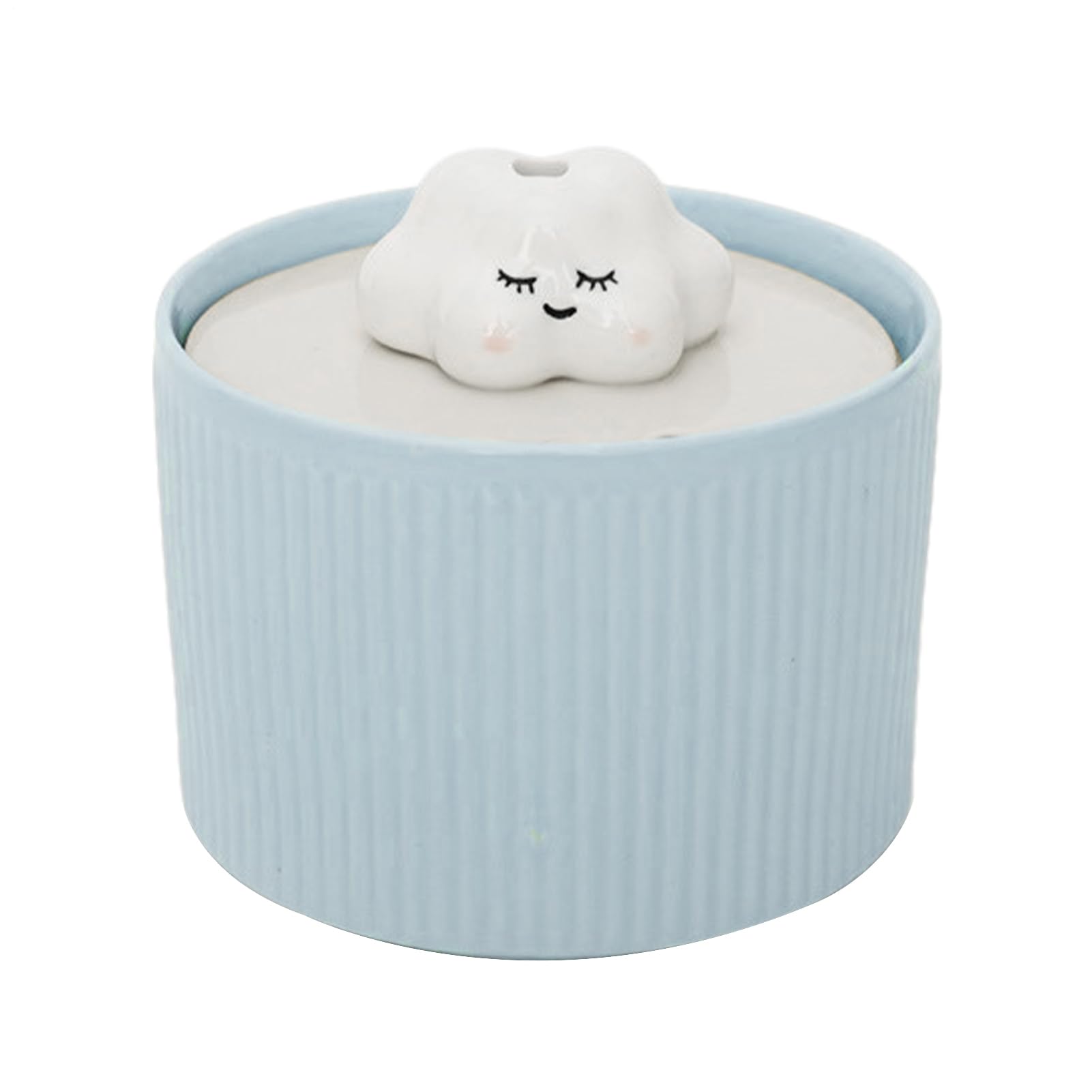Fountain For Pets For - Ceramic Fontanella For Pets,Automatic Fountain For From |, 2 Litres, For Cat This Ceramic Cat Fountain Hygiene, Distributor Of Water Silence - Blue