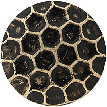 1000 Qty: C.S.Osborne and Co. No. 6910-BL - Honey Comb Bronze Lacquered Nail/Post : 1/2" Head: 7/16" (MPN# 13714)