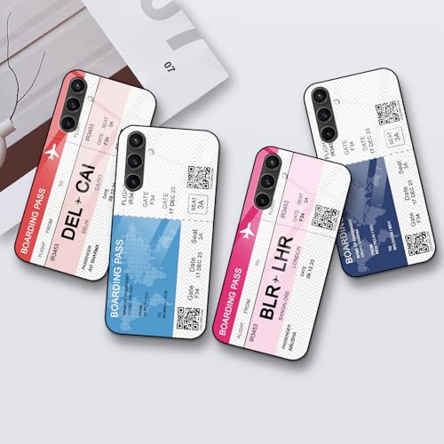 Image of COLORflow Back Cover Compatible with Samsung Galaxy S23 FE 5G|Boarding Pass Colors Customized|Shockproof TPU Bumper with Camera Protection Back Cover Compatible with Samsung Galaxy S23 FE 5G,Multi