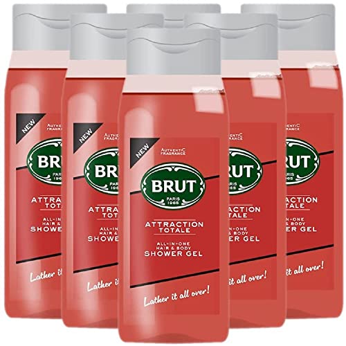 Preisvergleich Produktbild Brut Attraction Totale Duschgel, 500 ml, 6 Stück