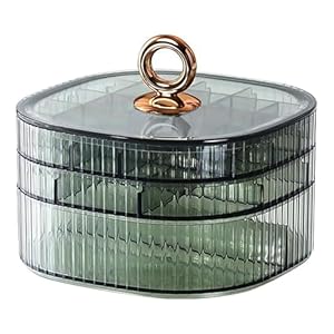 CNAFGBGG 3-Schicht Schmuckschachtel mit Griff