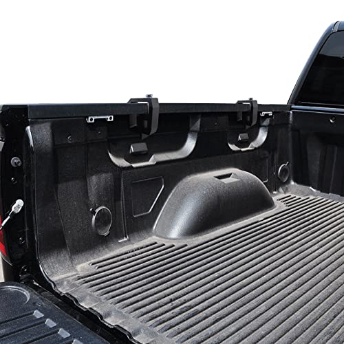 Motafar 4 Pcs Mounting Clamps Ladder Rack Clamps Truck Cap Topper Camper Shell Heavy Duty For Chevy Silverado Sierra 1500/2500/3500; Dodge, Ram 1500/2500/3500, F150 F250, Mitsubishi, Toyota(Black) #TOP1