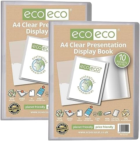 eco-eco Eco002x2 Lot de 2 cahiers de présentation 40 | FindTheDeal eco-eco Eco002x2 Lot de 2 cahiers de présentation 40 | FindTheDeal