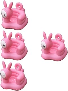 Totority Cadeira De Sofá Infantil Para Bebês 4 Unidades Cadeira De Praia Inflável Cadeira De Chão Para Sentar Espreguiçadeira Infantil Cadeira De Chão Cadeiras De Bebê Para Sentar