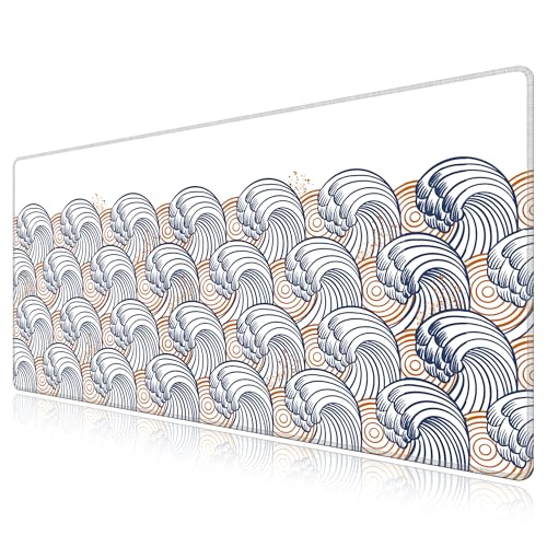 Tapis de souris étendu LL-COEUR 140x70cm à surface lisse pour glisse ultra précise