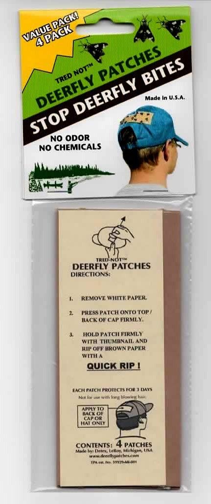 200 Deerfly Patches (Fifty 4/pks) Stops Biting Deer Fly