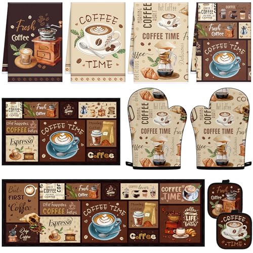 10-Piece Coffee Kitchen Decor Set