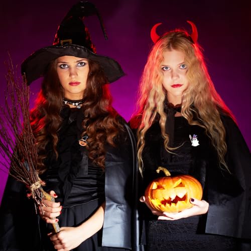 Yinkin 24 Pcs Holiday Enamel Pin Fall Halloween Thanksgiving Christmas Enamel Brooch Pin for Backpack Lapel Mixed Badge Gift3