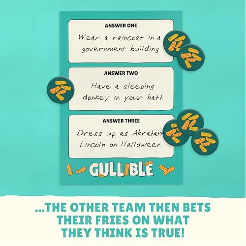 Gullible: juego de mesa de creatividad y trivia miniatura 5