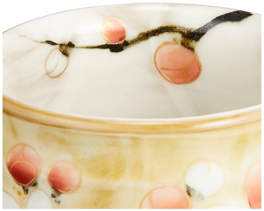 京焼/紅白梅/陶あん/湯呑/新品/2客/夫婦セット/木箱 京焼/紅白梅/陶あん/湯呑/新品/2客/夫婦セット/木箱 土渕陶