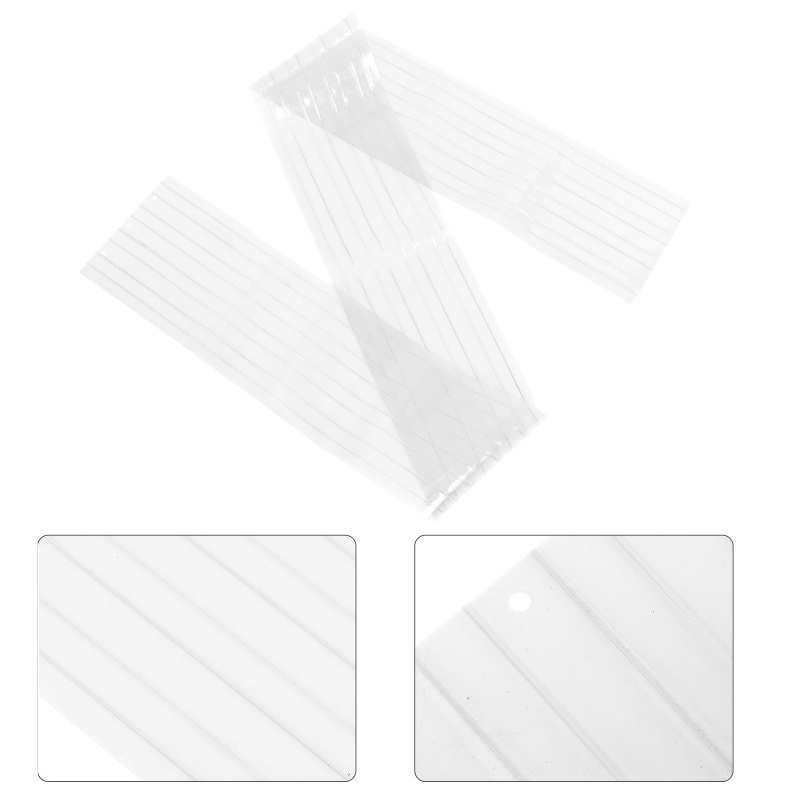 Clapet de Porte PVC Transparent pour Niche Chien, Volet Souple