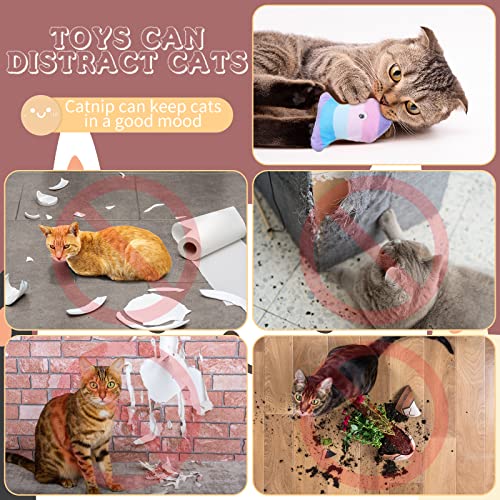 Jouets à mâcher interactifs en coton avec herbe à chat stimulante - 6