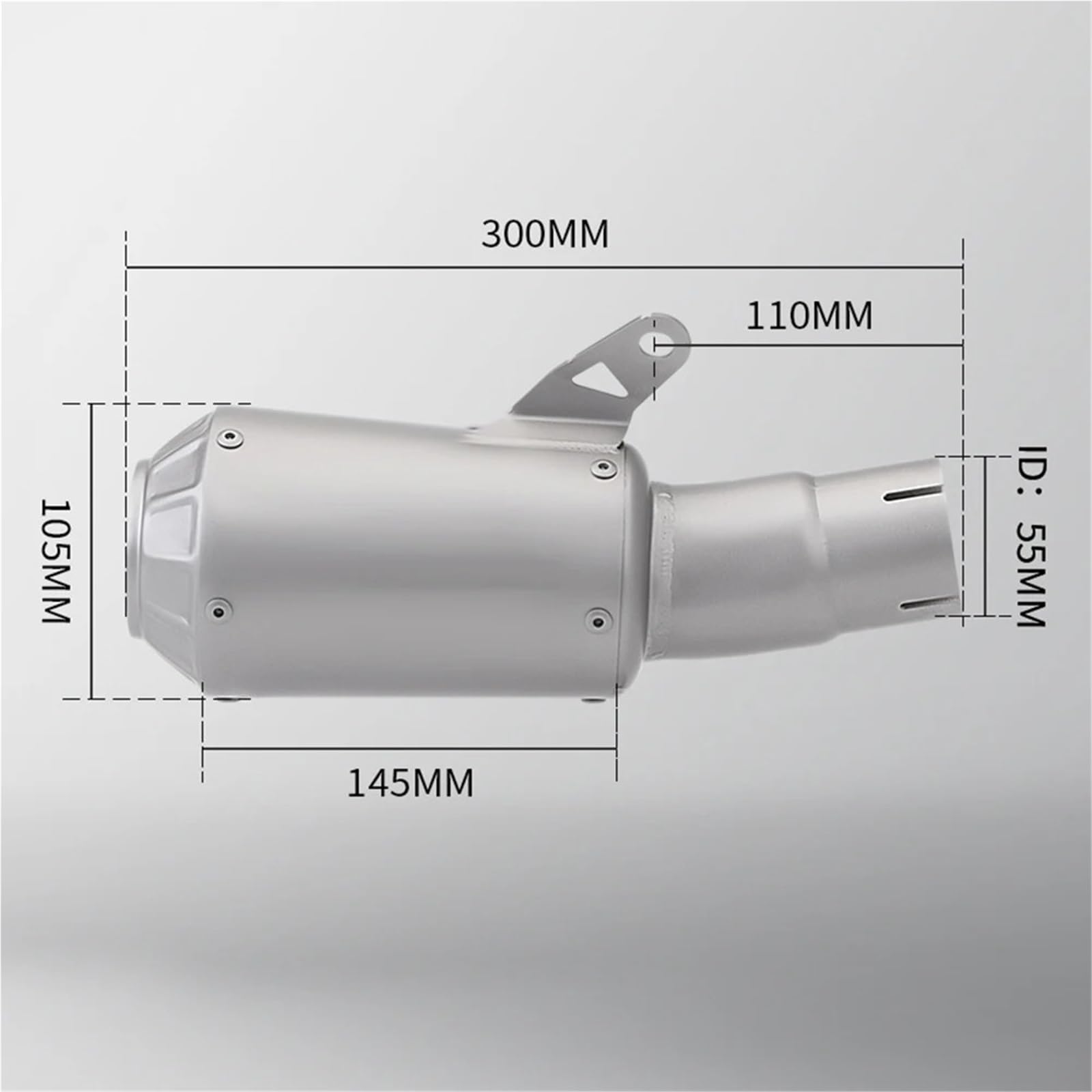 Motorrad-Auspuff Für MT10 Für MT-10 SP FZ10 FZ-10 2015-2023 Motorrad Auspuff Escape Systeme Link Rohr Schalldämpfer Slip-On