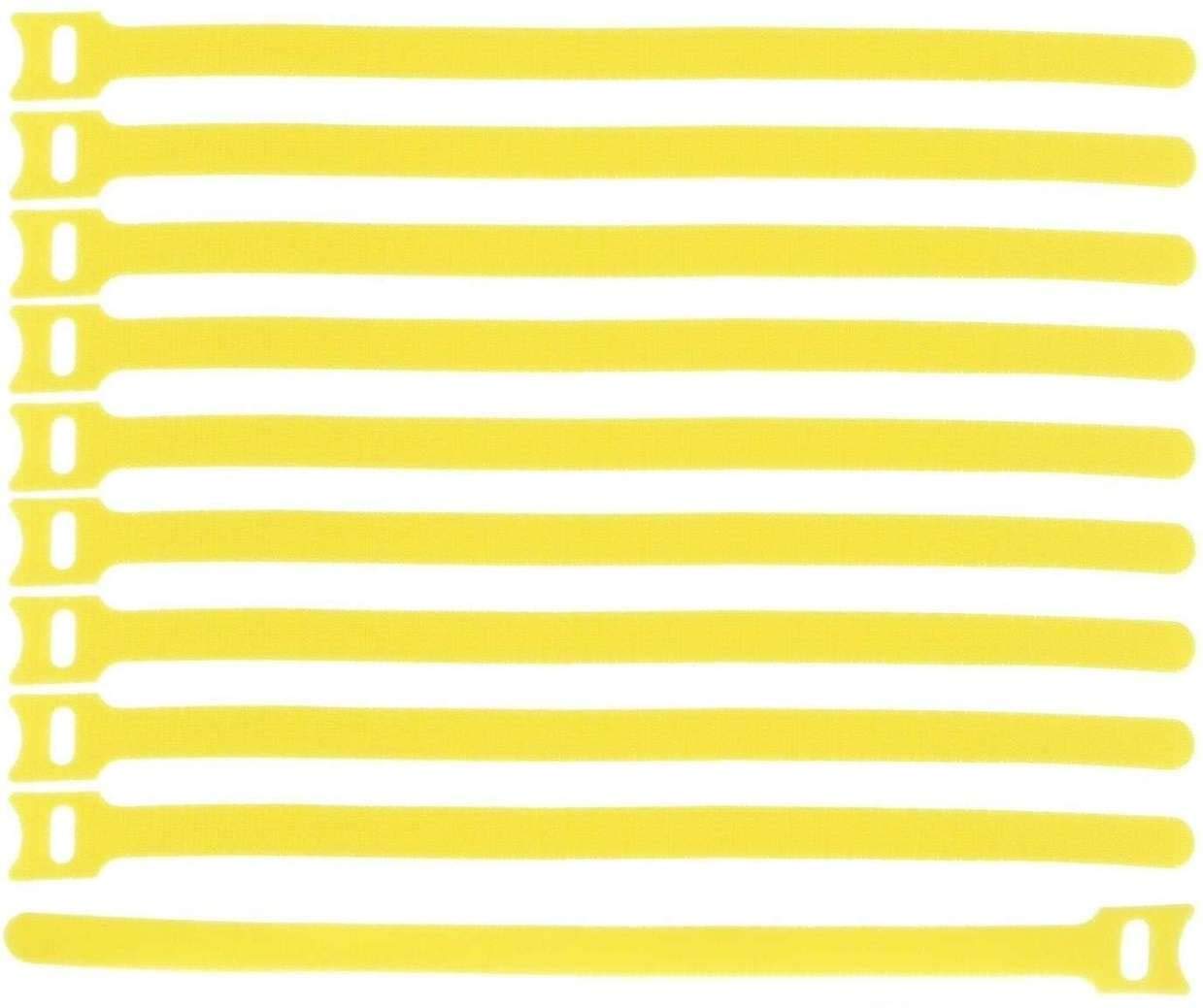 1.000 x Klettkabelbinder 300 x 28 mm Gelb - Klett Kabelbinder Kabel-Klettband - Wiederverschliessbar/Wiederverwendbar (1000, 300 x 28 mm Gelb)