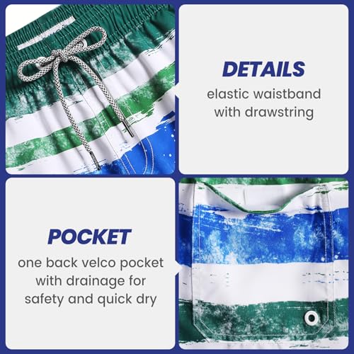 Image of maamgic Mens Swim Trunks 5 Inch with Mesh Liner Breathable for Beach