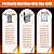 Uniflasy Replacement Parts for Char-Broil Commercial 463644220 463642316 466642316 466642416 463675016 2-Burner Gas Grill, BurnerTube, Heat Plate Shield, Adjustable Crossover Tubes Igniter