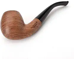 MUXIANG Cachimbos de Tabaco +10 ferramentas de limpeza de tubos de tabaco de madeira rosa 9 mm filtro de cremalheira de filtro de tela raspador saco de facas caixa de escova brocas de borracha AD0018