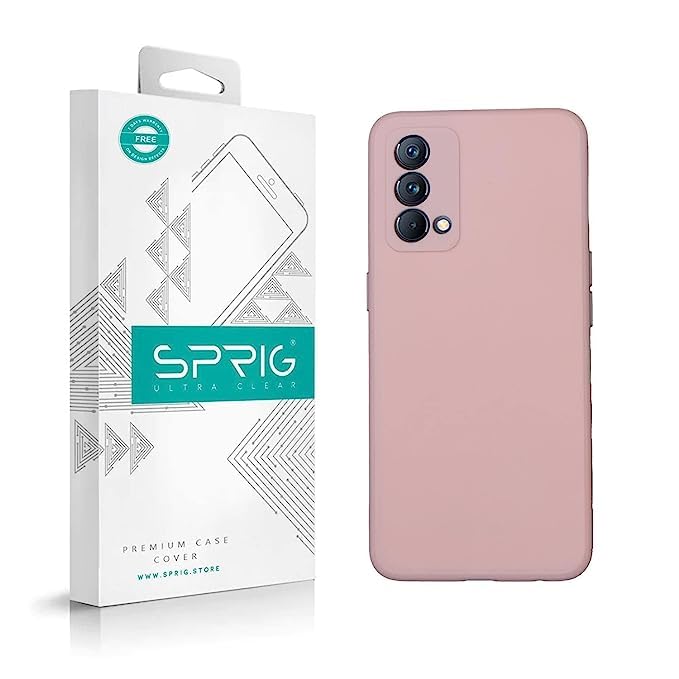 Image of SPRIG Compatible with Realme GT Master 5G Premium FlexTone Back Cover Drop Tested Shock Proof Mobile Case for Men, Women, Boys and Girls with Camera Protection (Pink)