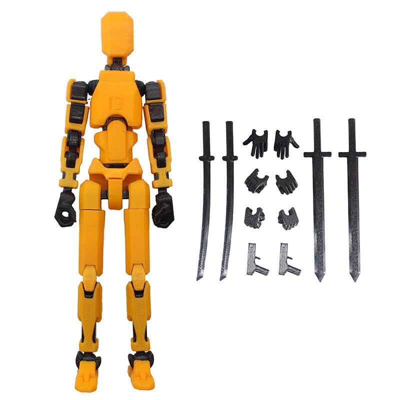 Tefexer 1 Set 3D Printed With Full Articulation For Stop Motion Figure Dummy Lucky 13 Robot Movable Figures Adult Toys Robot Action Figure