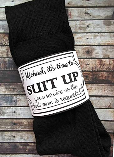 Groomsman Socks - It's time to Suit Up your Service as a groomsman is requested2